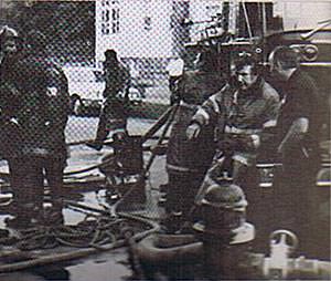 Big Bill after helping rescue a trapped Firefighter