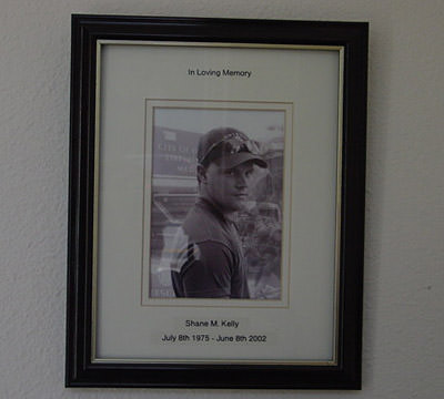 Firefighter Shane Kelly