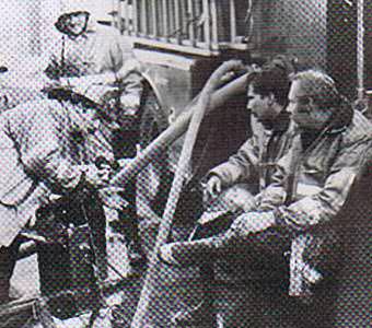 Ruben Diaz sitting next to Corky Mcdonald.